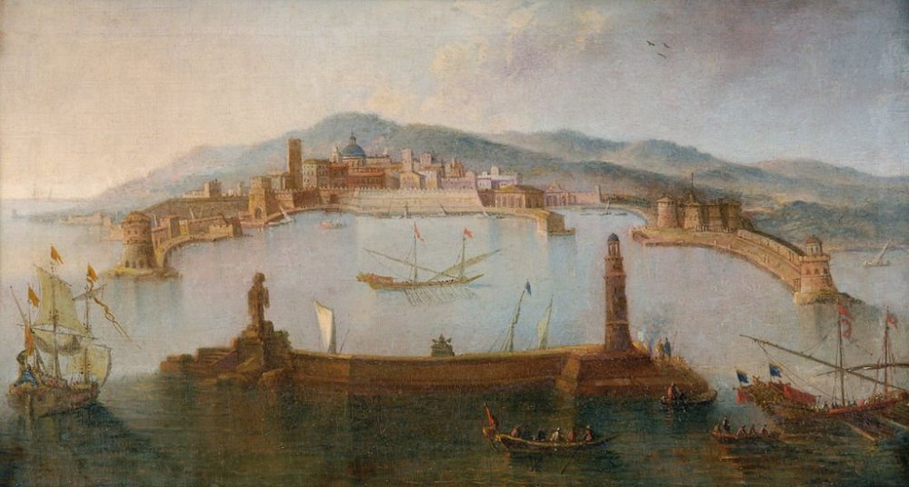 Porto di Civitavecchia dipinto XVIII secolo.jpg