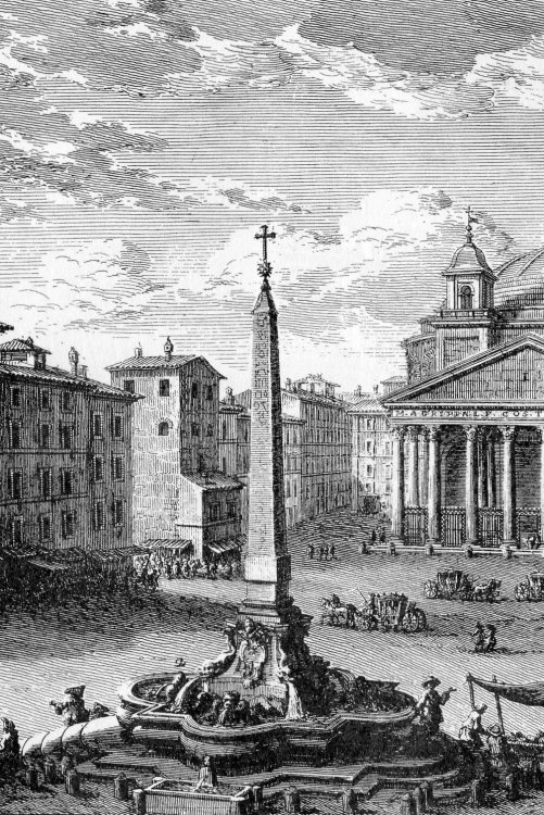 Obelisco piazza del Pantheon incisione Giuseppe Vasi 1752.jpg