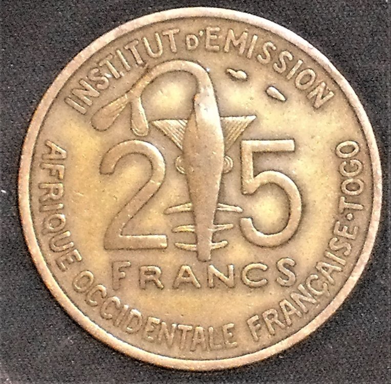 25 francs 1957 d Togo.JPG