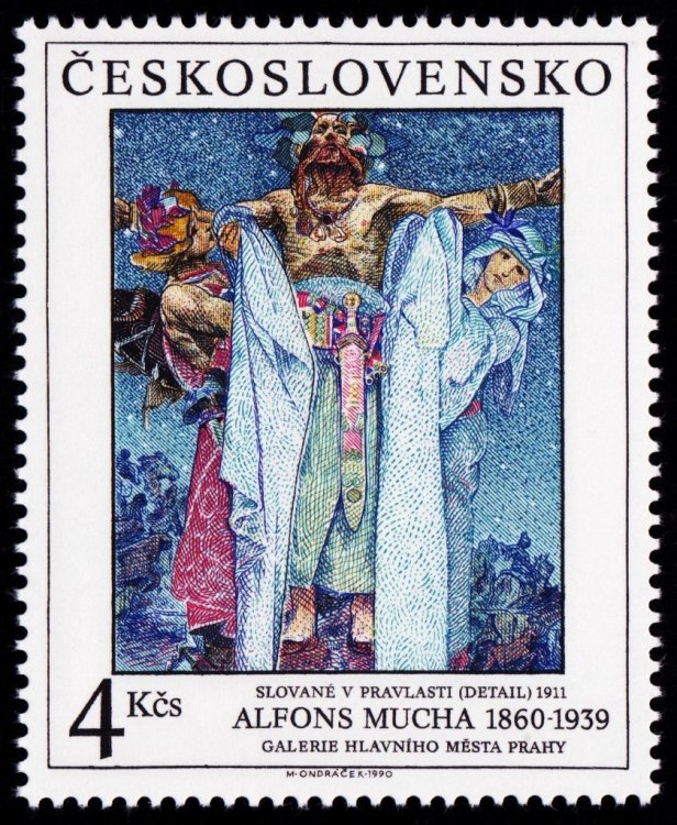Czechoslovakia 1990 Mucha.jpg