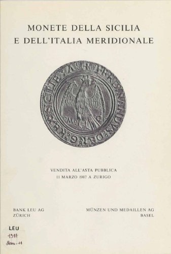 Maggiori informazioni su "Monete della Sicilia e dell'Italia meridionale"	