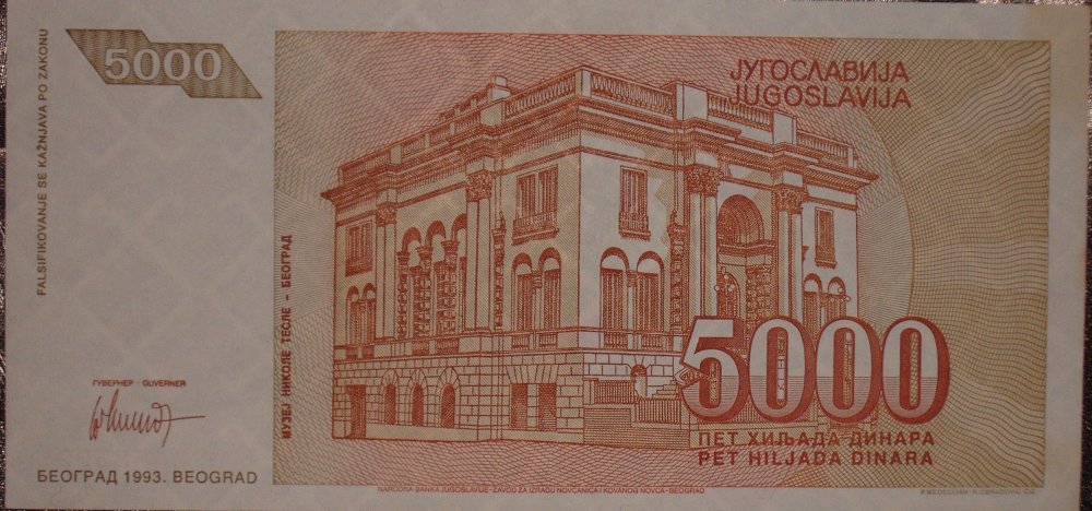 1993 ottobre - 5 000 dinari_ r (1=1 000 000).jpg