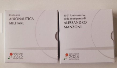 More information about "2 euro commemorativi italia 2023 Proof Manzoni - Aeronautica"