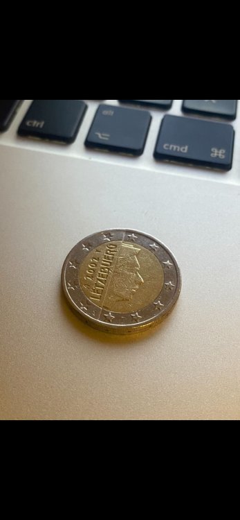moneta 2 euro lussemburgo 2002 valore