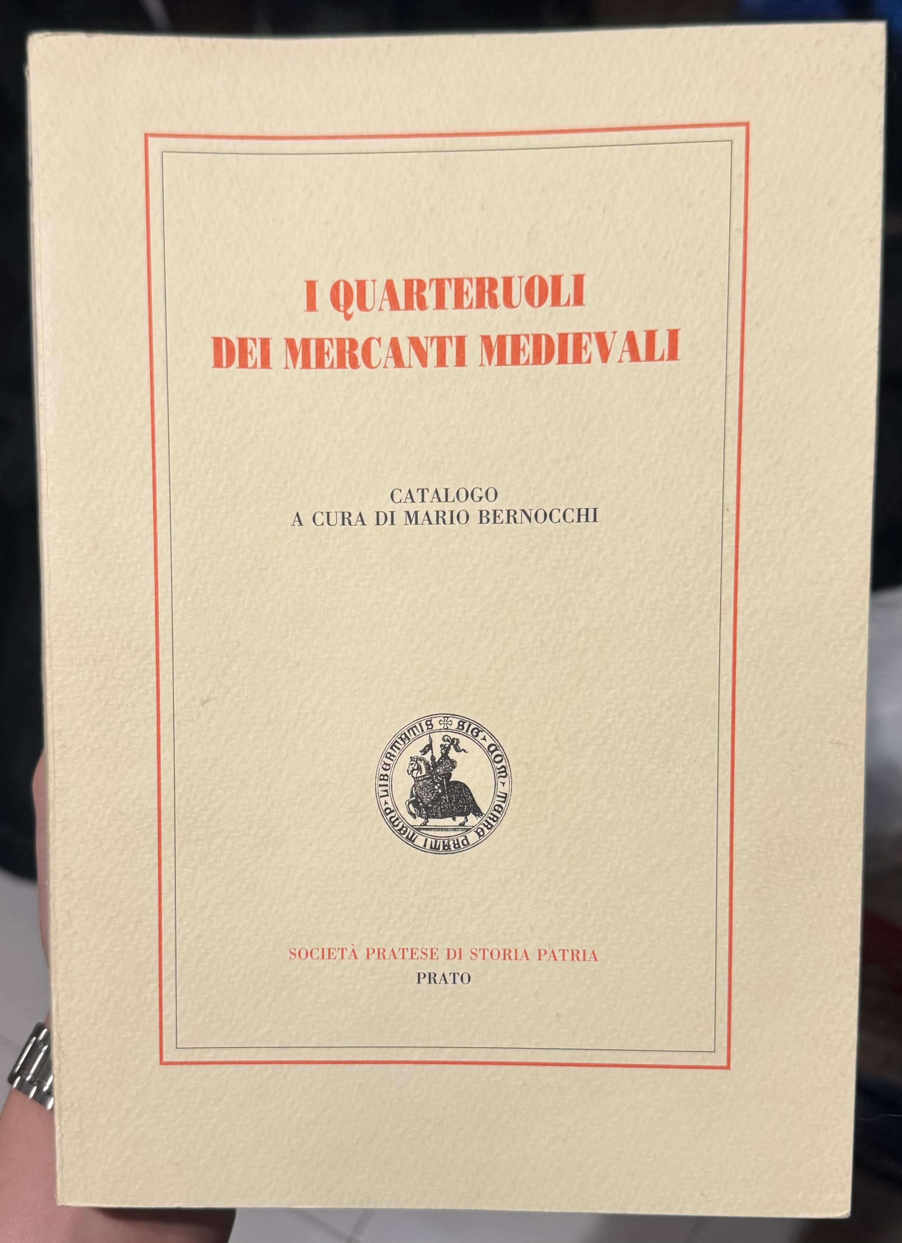 Maggiori informazioni su "Mario Bernocchi - I quarteruoli dei mercanti medievali"	