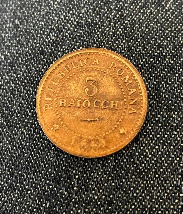 3 Baiocchi - Repubblica Romana 1849 Dritto.jpg