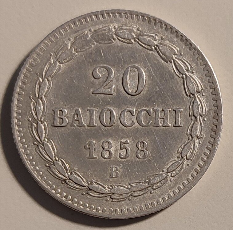 20 Baiocchi 1858 - Rovescio.jpg