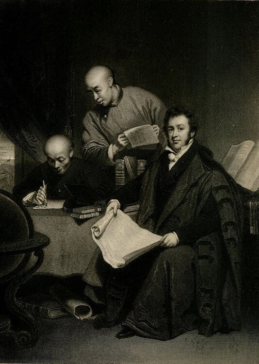 Reverend Robert Morrison at work.jpg