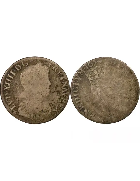 quarto di ecu mio 1654 retro e fronte.webp