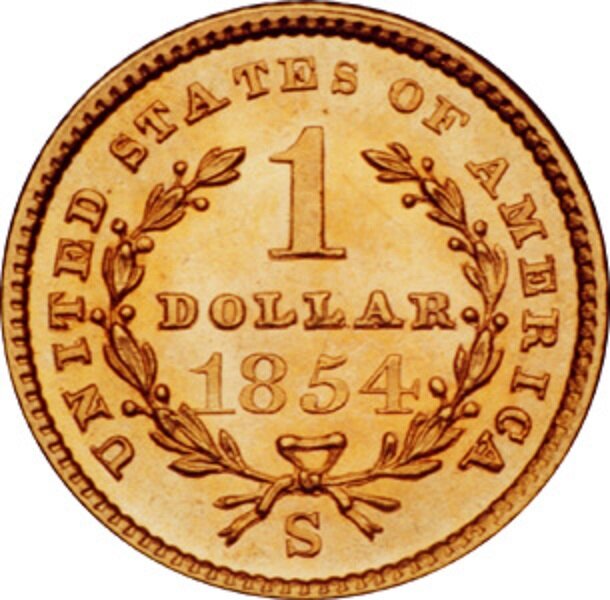 gold dollar1854Sr.jpg