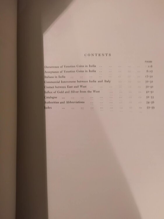 Catalogue of venetian coins in Madras-1938-Indice.jpg