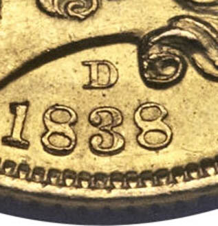 half eagle1838Dmintmark.jpg