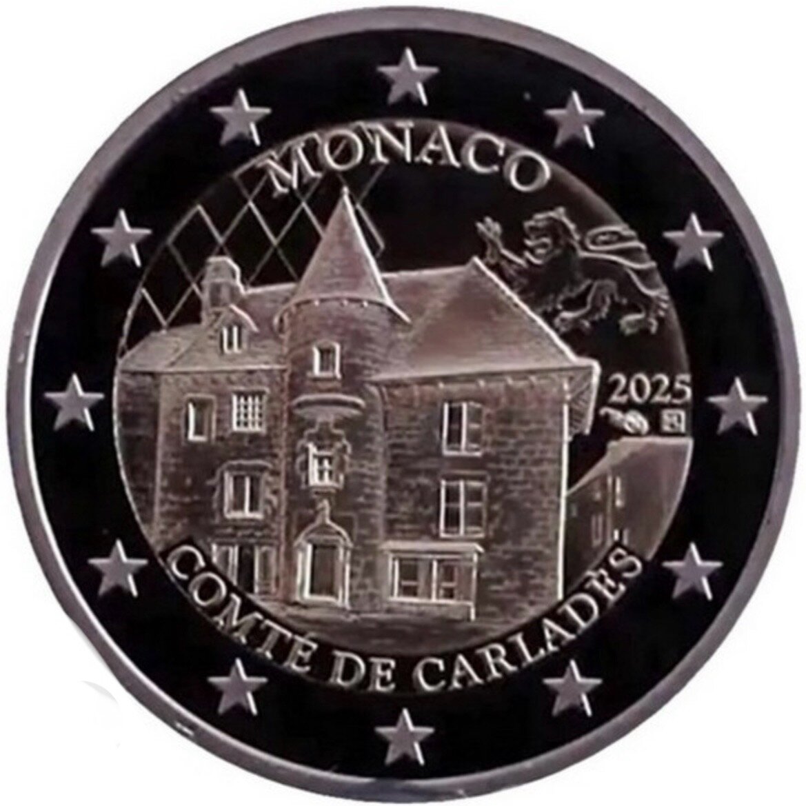 2 euro cc Monaco 2025
