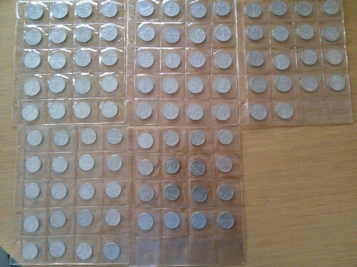 Maggiori informazioni su "Lotto di 140 Monete in alluminio anni '40/'50 (vedi elenco)"	