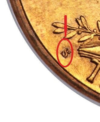 indian eagle1909S mintmark.jpg