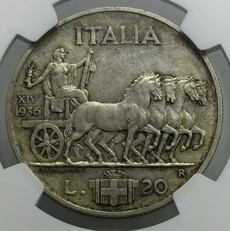 20 lire 1936  NGC R MS61.webp