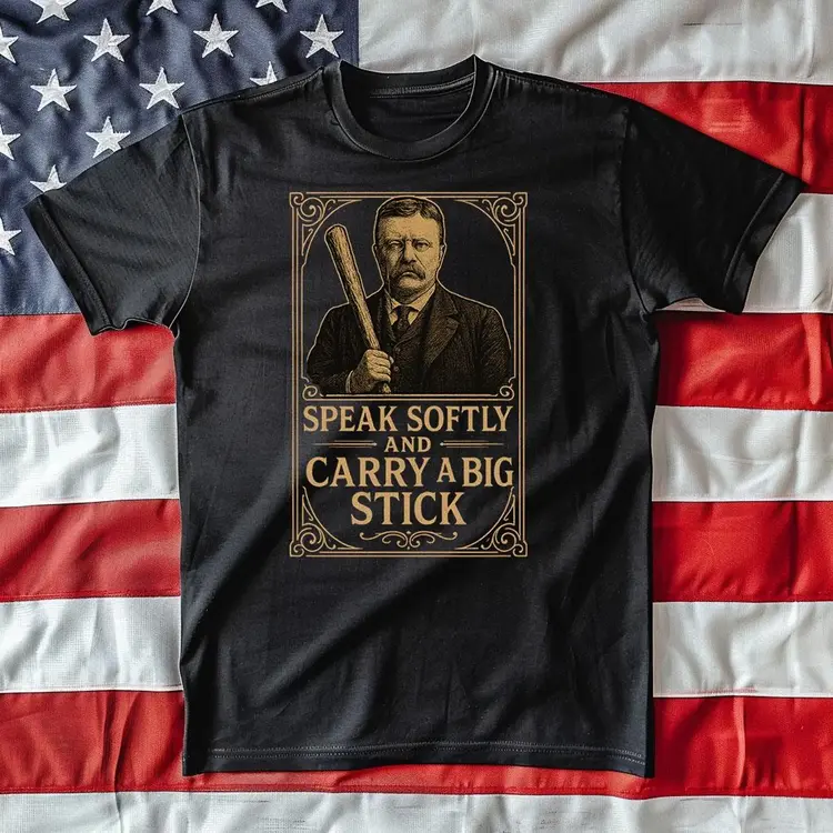 Roosevelt big stick t-shirt.webp