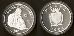 5 Lire 2006 - Sir Temistokle Zammit