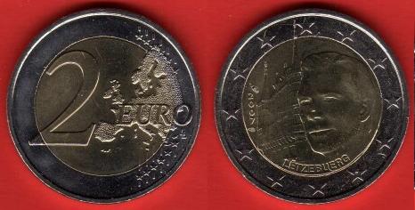 Lussemburgo 2 Euro commemorativo 2007