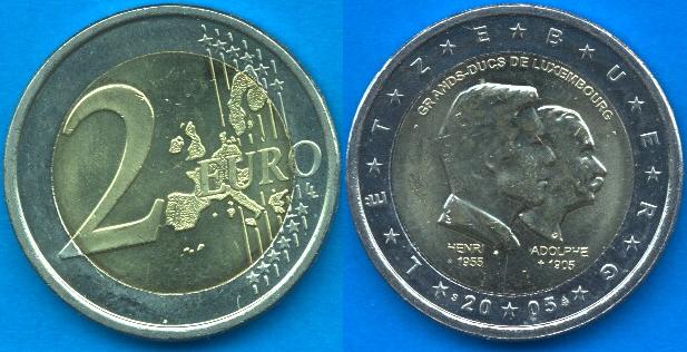 Lussemburgo 2 Euro commemorativa 2005