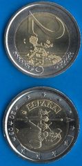 Spagna 2 Euro commemorativa 2005