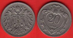 Austria 20 Heller 1892-1914