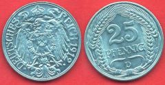 25 Pfennig Impero Tedesco