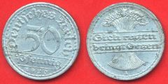 50 pfennig repubblica di Weimar