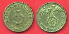 5 Pfennig Terzo Reich