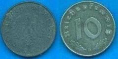 10 Pfennig Terzo Reich (1940 - 1945)