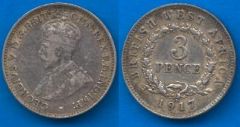 British West Africa 3 Pence 1913-1920