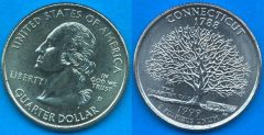 Stati Uniti d'America Quarter Dollar 1999 Connecticut