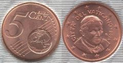 Vaticano 5 cent 2006 - ....