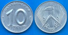 10 Pfennig DDR (1952 - 1953)