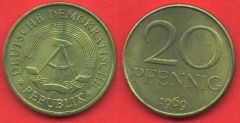 20 Pfennig DDR (1969 - 1990)