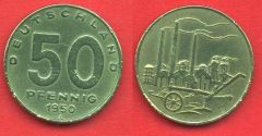 50 Pfennig DDR 1949 - 1950