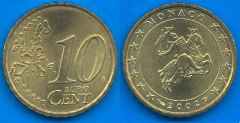 Principato di Monaco 10 cent