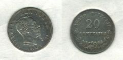 20 centesimi Valore - Vittorio Emanuele II