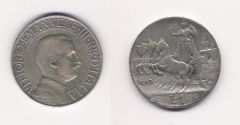 1 lira Quadriga veloce 1913