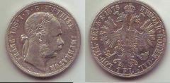 1 Fiorino austria-ungheria Francesco Giuseppe sec. tipo