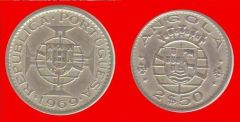 2,5 escudos Angola portoghese