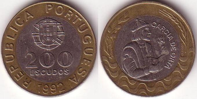 200 Escudos - 1992
