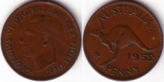 1 Penny – 1952 – Perth