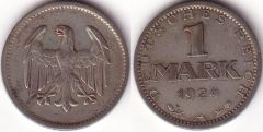 Germania – 1 Mark – 1924 A