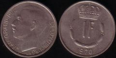 Lussemburgo – 1 Franc - 1970