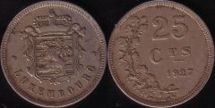 Lussemburgo – 25 Centimes – 1927