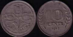 Paesi Bassi – 10 Cents – 1942
