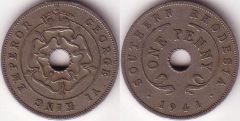 Rhodesia - 1 Penny - 1941