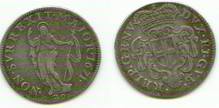 Genova - 1 Lira 1671