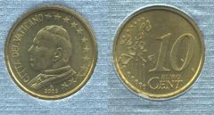 Vaticano 10 cent 2002-2005